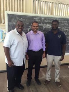 John Campbell (Pres, QCAANY, Dr Anthony, and Cleveland Wadell